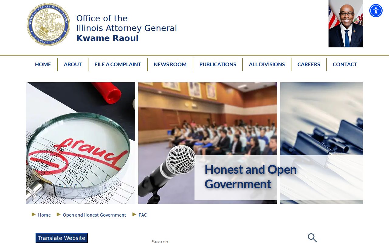 Illinois Attorney General Public Access Counselor information